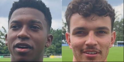 Jhosefer e Otávio aram por período de experiência no Real Valladolid, da Espanha (Reprodução/ Cruzeiro)