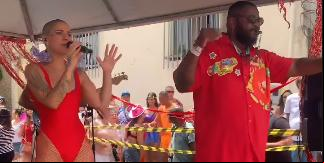 Violeta Lara e Guilherme garante a folia da bloco Cilada (Reprodução / Instagram Guilherme William)