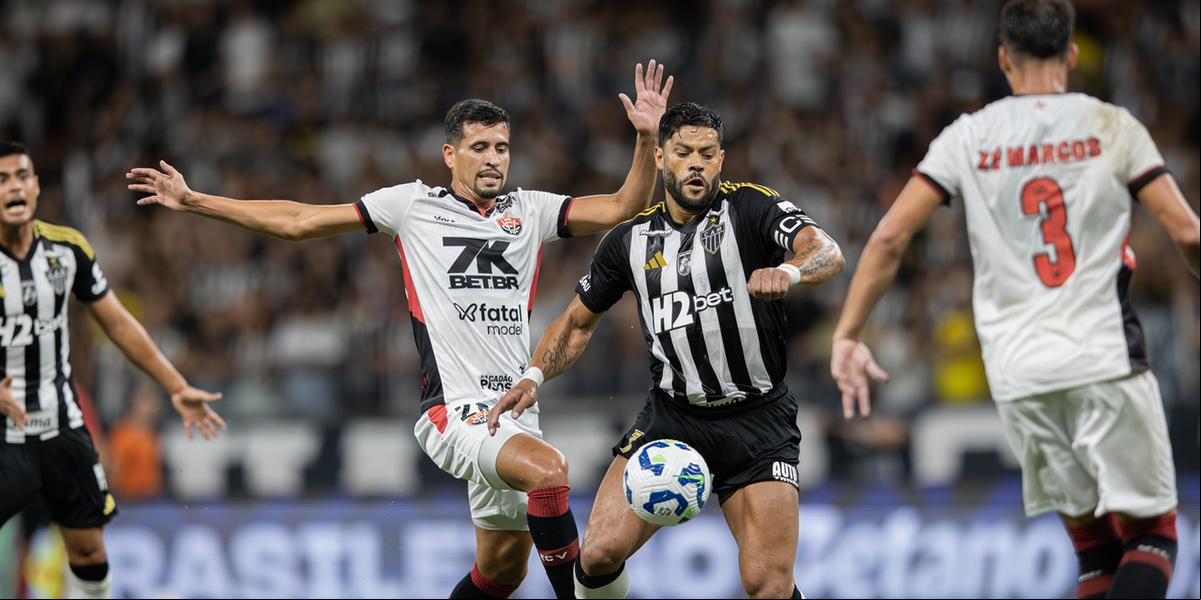 O Galo ficou atrás do placar por duas vezes, mas buscou a igualdade (Pedro Souza/Atlético)
