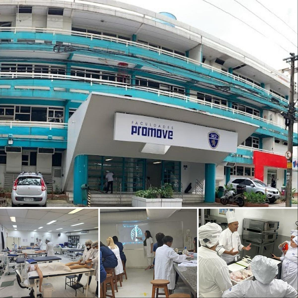 Faculdades Promove contam com amplas instalações, cozinha-escola, estúdio de rádio e TV, dentre outros modernos laboratórios (Divulgação)