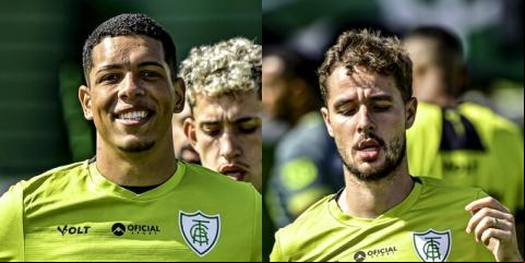 Kauã Diniz e Gustavinho tiveram os vínculos renovados com o América (Reprodução: flickr América)