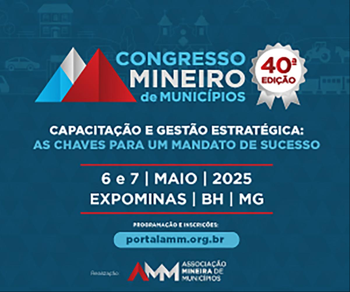 Congresso reunirá prefeitos, vice-prefeitos, vereadores, secretários, agentes públicos e sociedade civil ()