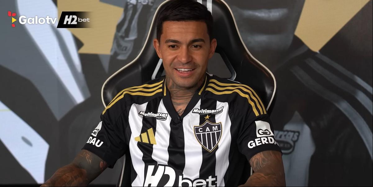 Dudu fala de relação com Cuca para acertar com o Galo (Reprodução /  Galo TV)
