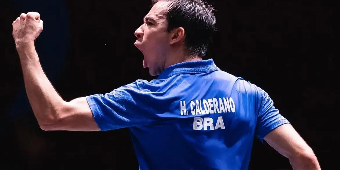 Calderano vence de novo e vai às quartas do Mundial de Tênis de Mesa (Eng Chin An/World Table Tennis)