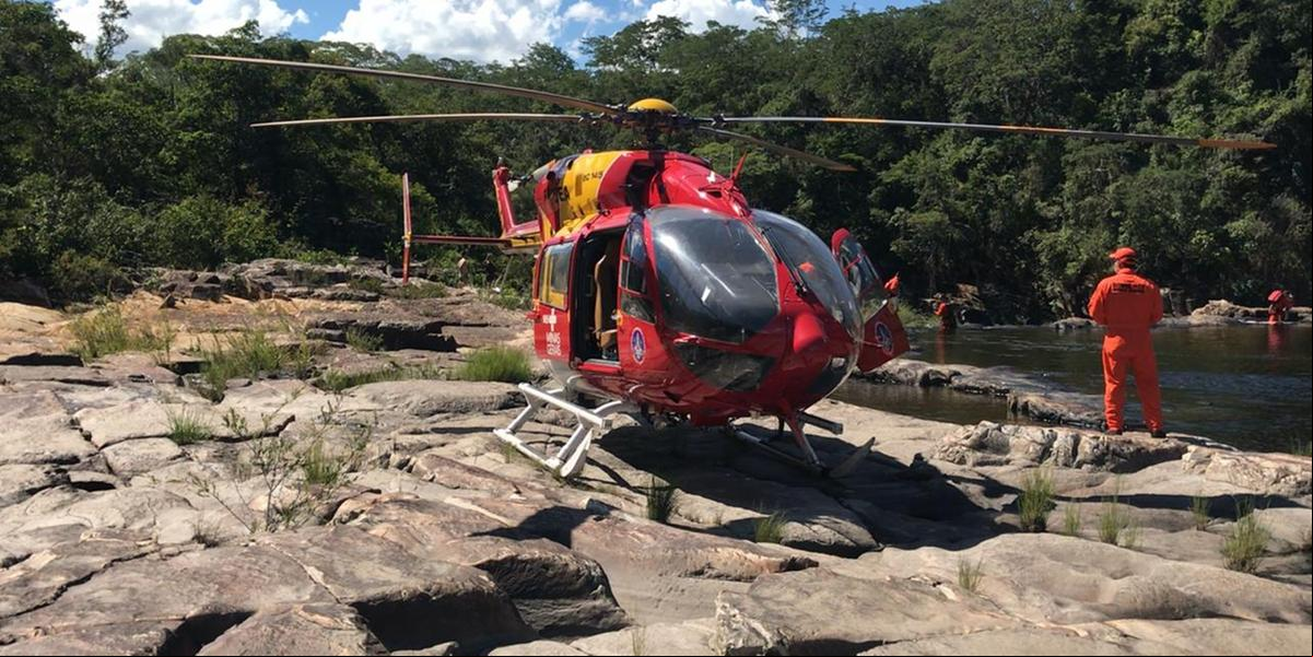No sábado, duas equipes do Corpo de Bombeiros, da unidade de Lagoa Santa, foram empenhadas para avaliação e tentativa de localização (Corpo de Bombeiros/Divulgação)