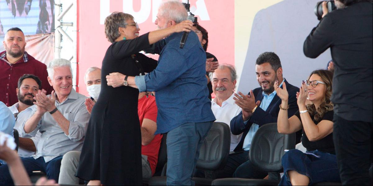 Lula e a prefeita de Contagem, Marília Campos (Lucas Prates)