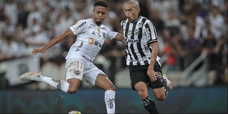 Keno foi titular, mas não conseguiu ajudar o Galo a sair do zero no placar (Pedro Souza / Atlético)