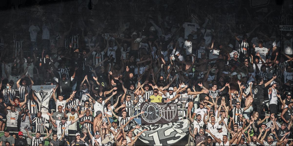 Torcida do Atlético já encheu o setor de visitante do Allianz Parque no Brasileirão (Pedro Souza / Atlético)